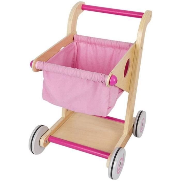 Chariot De Courses En Bois Pour Enfant Caddie Jeux En Bois Pour Enfants Design Moderne Scandinave Faire Ses Courses Comm