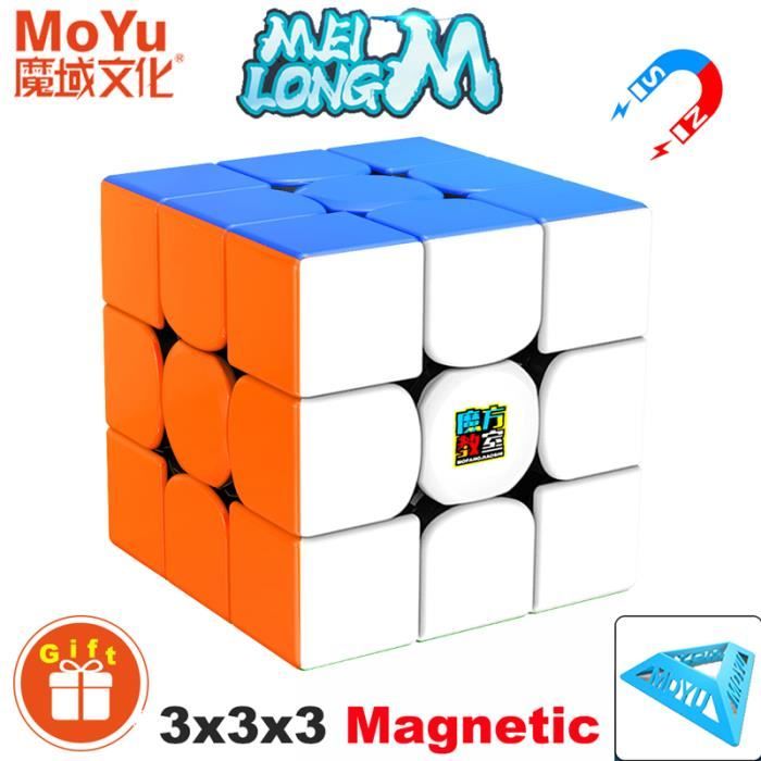 Speed Cube Magnétique 3x3 XMDCuber - Effet Miroir Brillant - Neuf