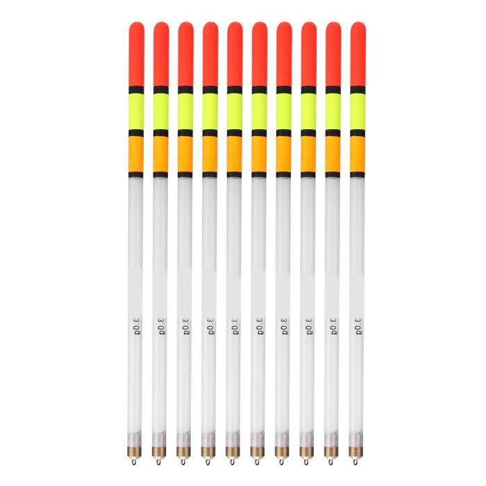 Kit de Bobber de pêche Durable haute sensibilité flotteurs de pêche en bois de Balsa multi