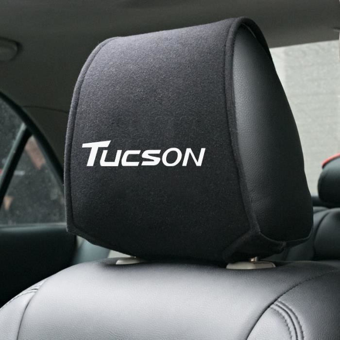 Housse De Siège,Couvre tête de voiture pour Hyundai Tucson 2017 2018 accessoires, couvre tête de voiture, 1 pièce - Type
