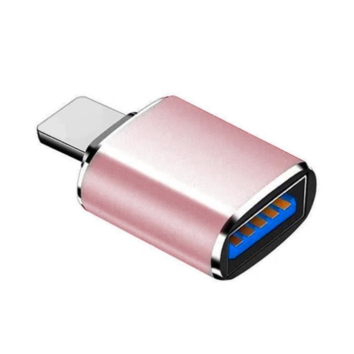 OTG Adaptateur lightning vers USB Pour iPhone 7 8 6 5 Plus X XS 11