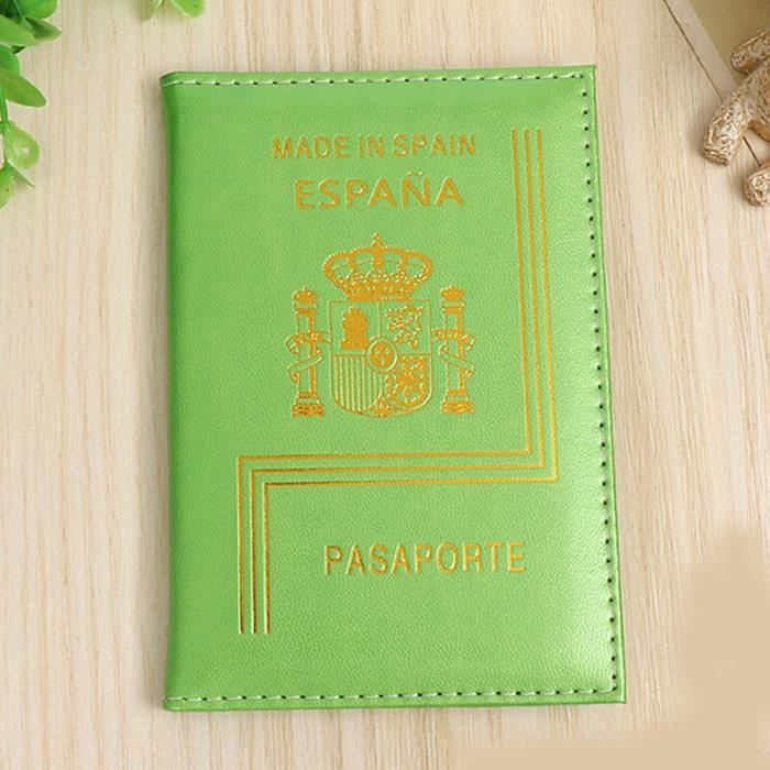 Couverture De Passeport En Cuir PU Rose Pour Femme - Étui Mignon Et Pratique Pour Voyages