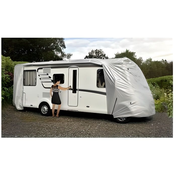 Housse de protection de Camping Car - 600 x 240 x 260 cm - bache camping car  - Cdiscount Jardin