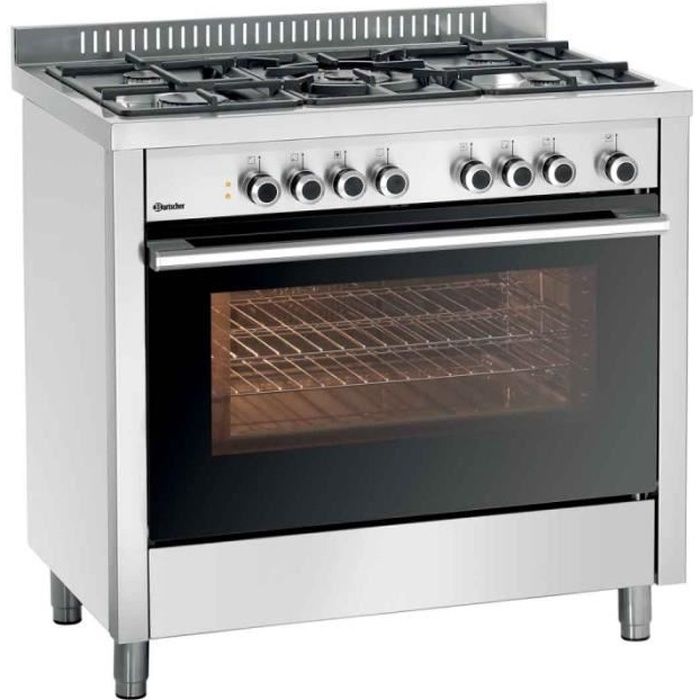 Fourneau Professionnel Avec 5 Feux Vifs Achat Vente Cuisiniere