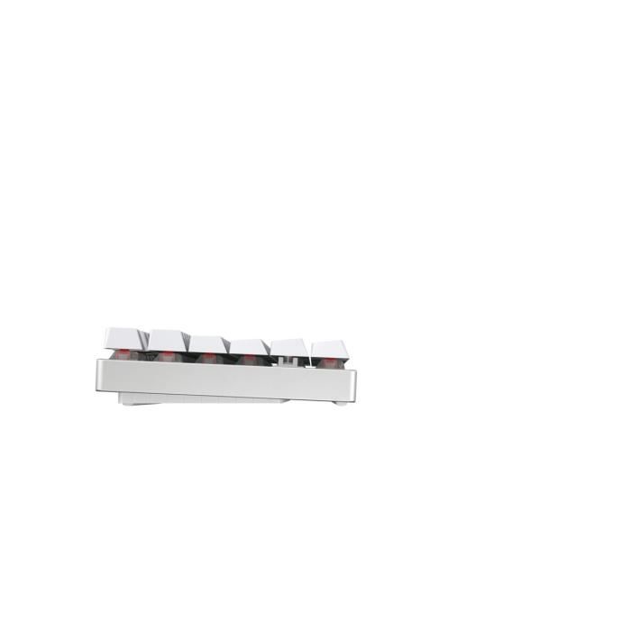 Clavier de jeu sans fil - CHERRY - MX BROWN - Rétroéclairage RVB - AZERTY - Blanc