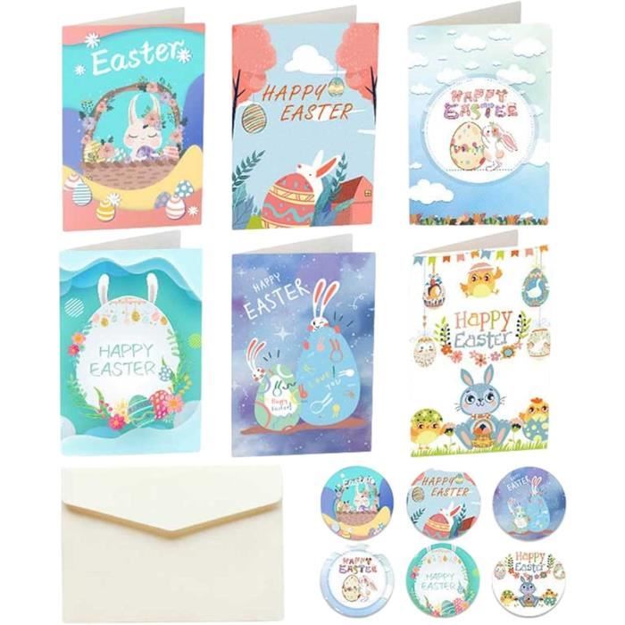 24PCS Cartes de Noël,Noël Cartes de Vœux et Enveloppes pour Noël