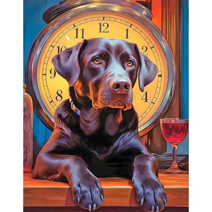 Bocen 5D Diamond Painting Schwarzer Panther - DIY Diamant Malerei Kit 40x50cm