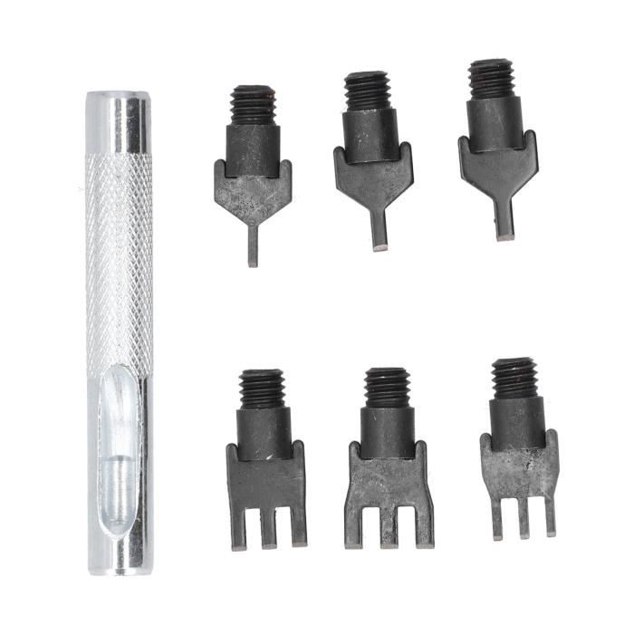Tbest couteau demi-rond Poinçon demi-rond pour la fabrication de