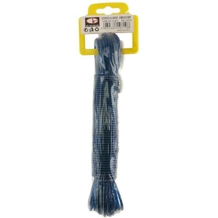 Corde à linge âme acier