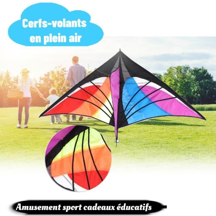 HEG CerfsVolants avec un motif tendance en Diamant Colorés Faciles à Faire Voler Parfaits pour