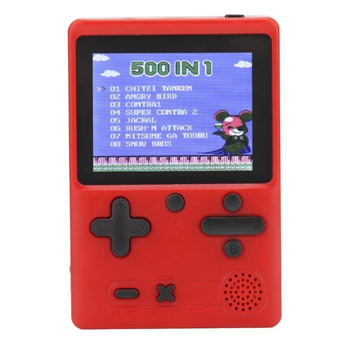 Console Rétro Portable Momolaa Mini Console Portable Rétro – 23 Jeux Russes Classiques Pour Enfants Et Adultes, Design Nostalgique Rouge