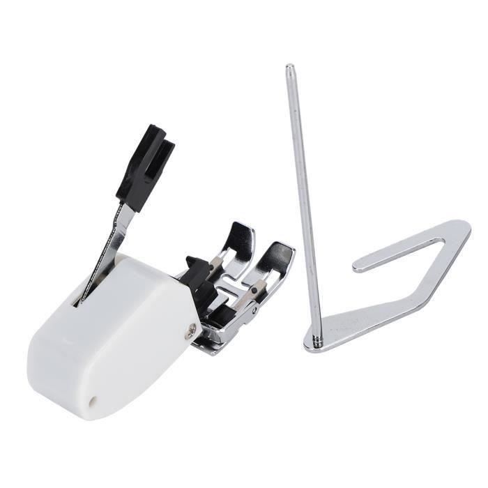 CAMPSLE Coupeur Latéral De Machine à Coudre, Pied De Biche, Coupeur Latéral De Machine à Coudre Domestique Surjeteuse Pied De Biche Pieds Outils De Fixation De Couture