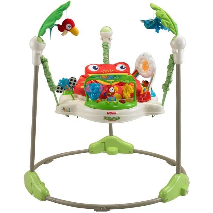 Jumperoo Jungle Trotteur Bébé avec Lumières, Sons et Musiques, Siège  Tournant à 360°, Stimule les Sens, 9 Mois et Plus - Cdiscount Puériculture  & Eveil bébé