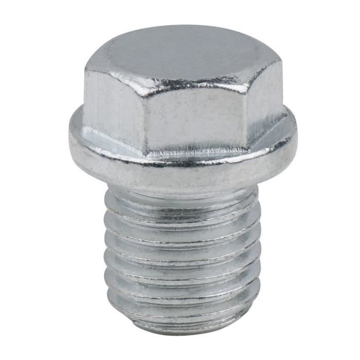 Bleu Gazechimp Bouchon de Vidange Magnétique M12 x 1.5 Bouchon à Vis avec Bague détanchéité en Aluminium 