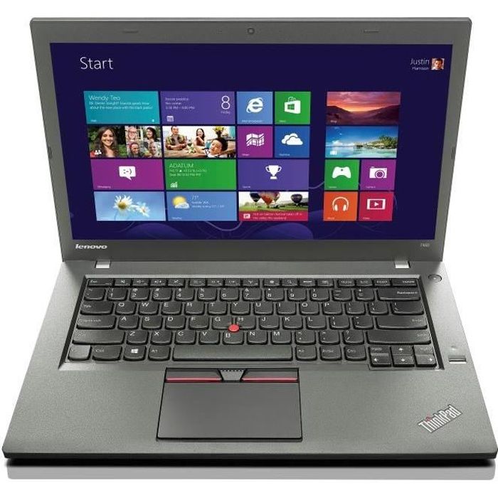 PC portable Lenovo ThinkPad T450 I5 8Go SSD 250Goo - Lenovo