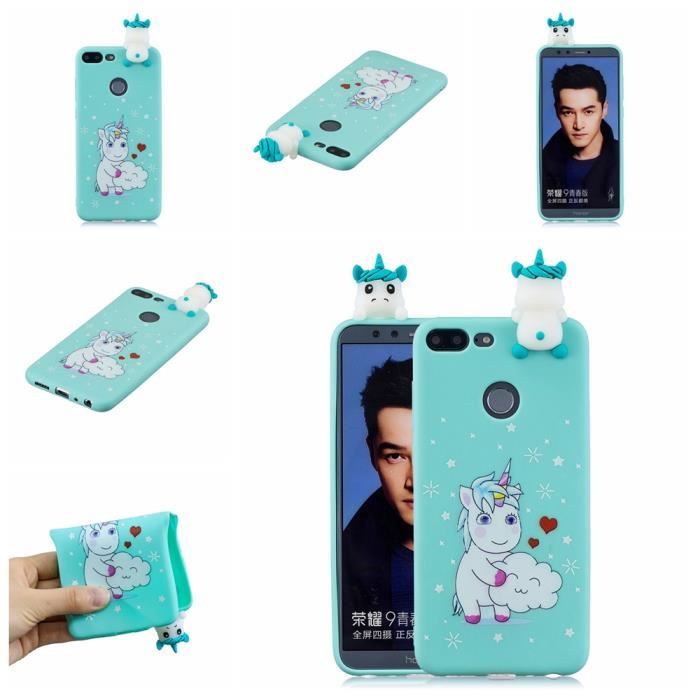 Coque Souple En Gel Pour Huawei Honor 9 Lite - Motif Fleurs Blanches - Protection Transparente