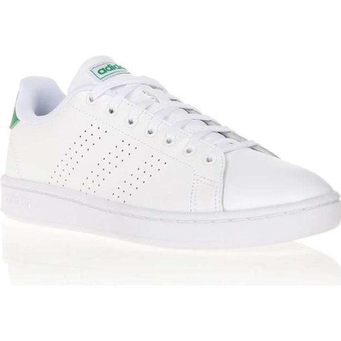 basket adidas verte et blanche