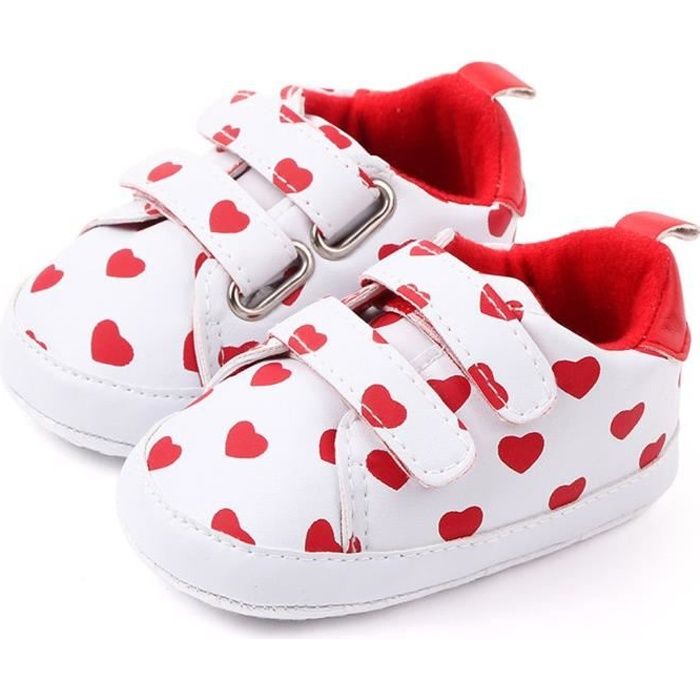 Chaussures bebe fille garcon confortables premiers marcheurs Blanc Blanc Cdiscount Chaussures