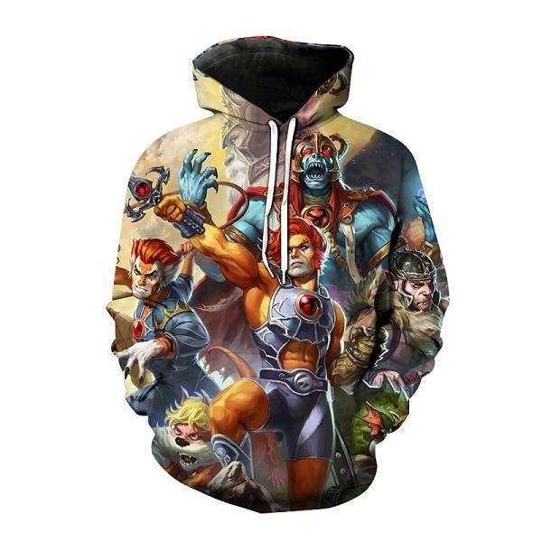 Sweat à capuche Berserk avec manche tssée en gobeln - Streetwear