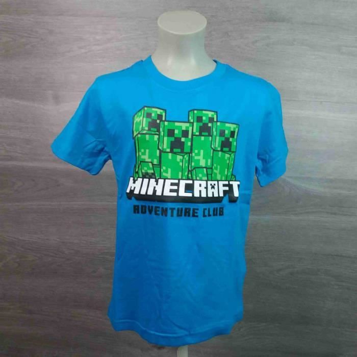 Minecraft Creeper Kids T-Shirt à manches courtes en coton