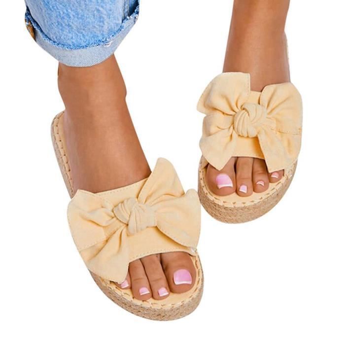 Sandales a store plateau femme