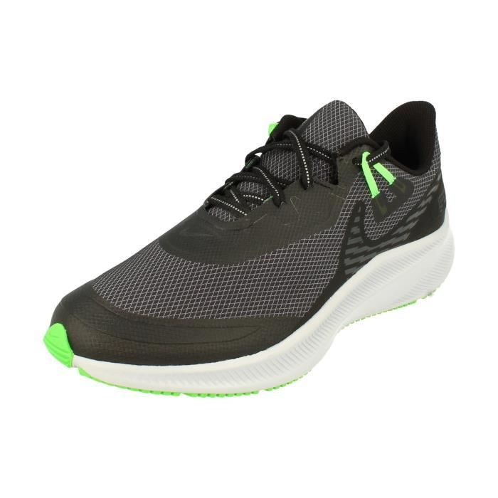 Chaussures de running Nike Quest 3 Shield pour hommes - Noir