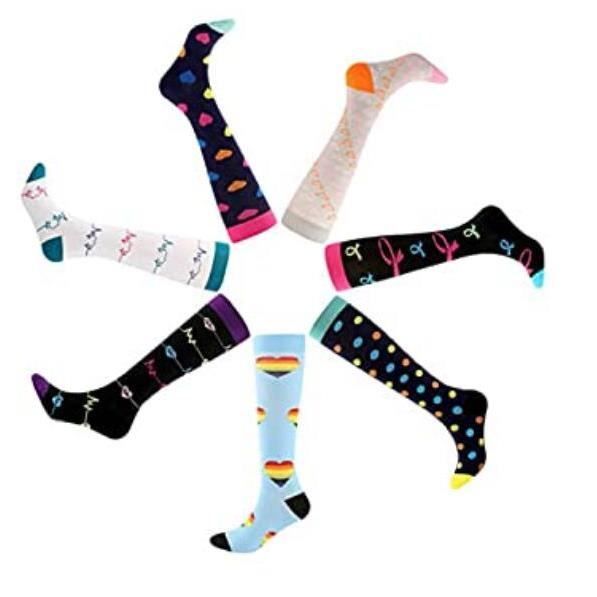 Chaussette de Compression bas de Contention Femme,2030 mmHg Chaussettes de Contention Femme
