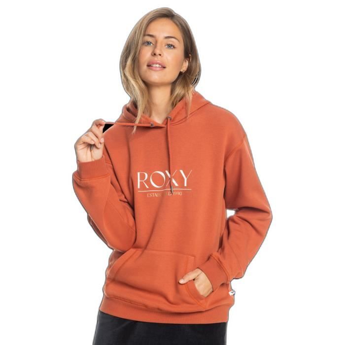 Sweatshirt femme Roxy Surf Stokedie Brushed B - brown - S