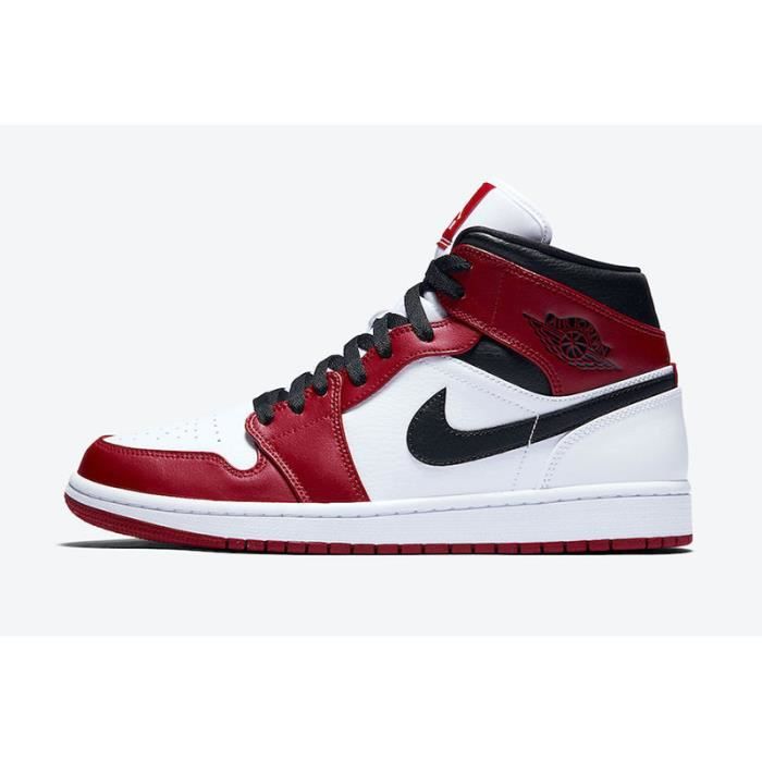 Air Jordan 1 Retro Off Chaussures de Basket AJ1 Femme Homme Blanc