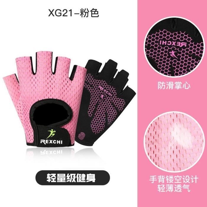 Gants de fitness respirants antidérapants