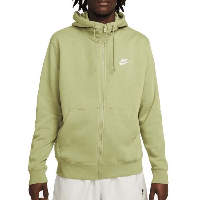 Sweat capuche nike vert deals
