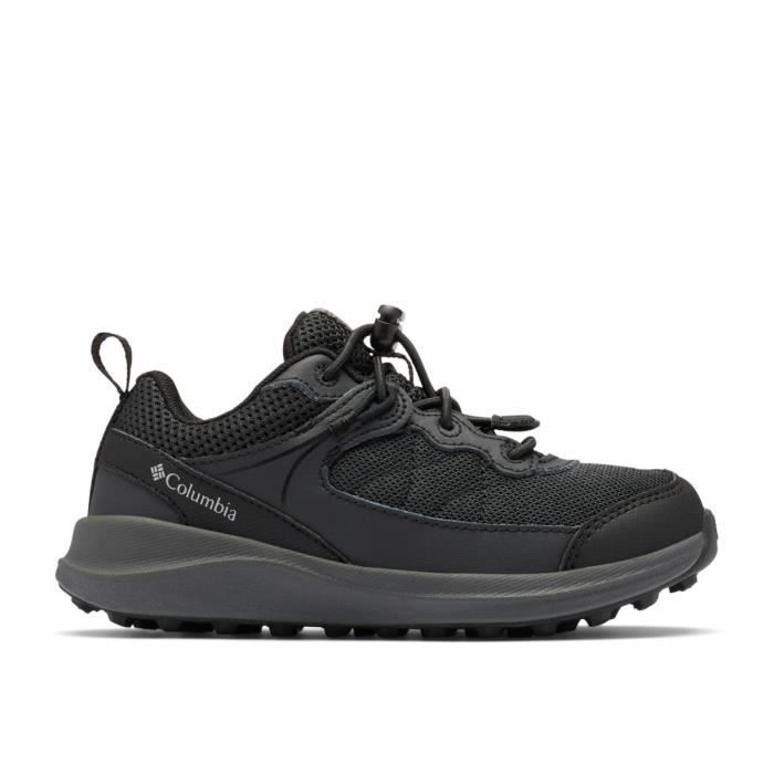 chaussures de trail enfant columbia childrens trailstorm - noir/gris foncé - 31