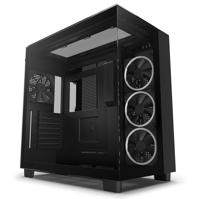 NZXT H9 Elite Noir - Boîtier moyen tour avec fenêtre latérale en verre trempé