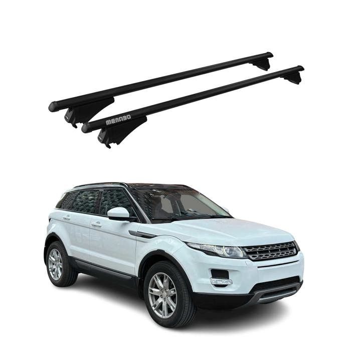 Barres De Toit Menabo Pour Range Rover Evoque 2018-2024 - Noir, Aérodynamiques, Pour Porte-Vélos, Coffre De Toit - 6