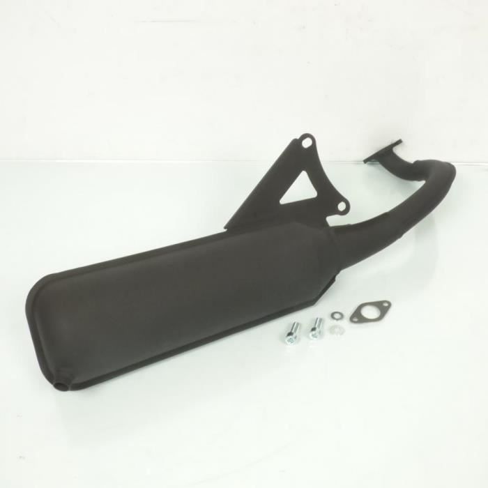 Pot D’échappement POLINI Original – Pour Citystar, Kisbee, Ludix 2, Vivacity 50cc – Homologué Route – Noir