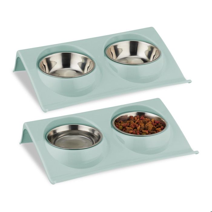 Meilleurs prix pour 2x Supports surélevés double gamelle - 10045241-45