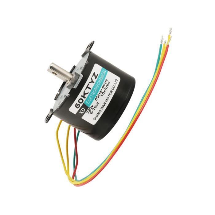 Moteur AC Moteur électrique 1pc 220-240V AC Moteur Synchrone lectrique Motoréducteur 4W CW