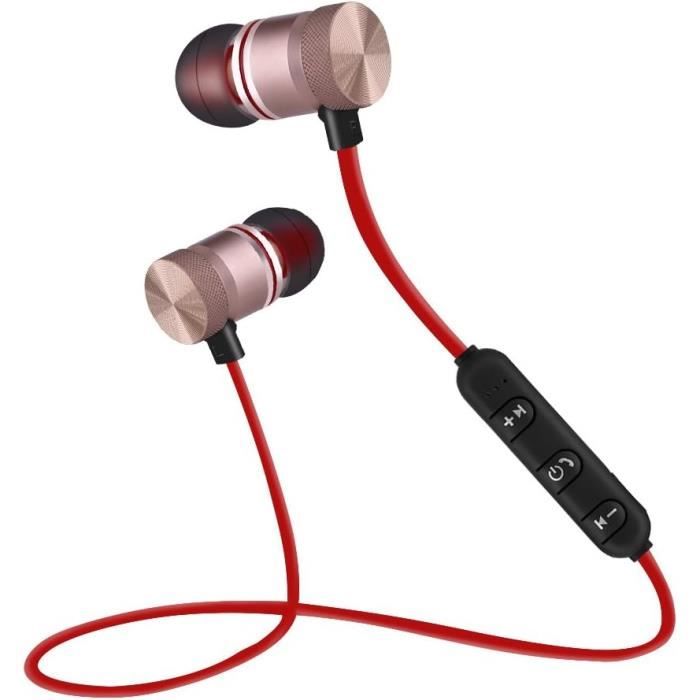 Écouteurs Intra-auriculaires Filaires Rtinle - Magnétiques, Résistants à La Transpiration, Jack 3,5 Mm - 10