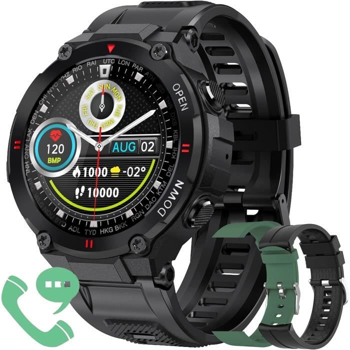 Bracelet Podomètre Antilog – Montre Sport Avec Compteur De Pas, Distance Et Calories, ABS, Imperméable, 15-22 Cm