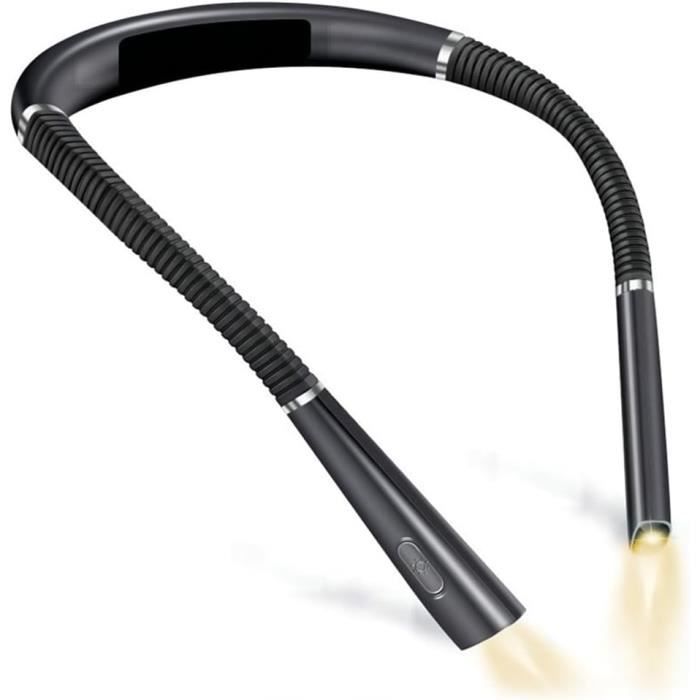 Lampe de Lecture Cervicale pour Lire au Lit, Bras Pliable en Silicone ...
