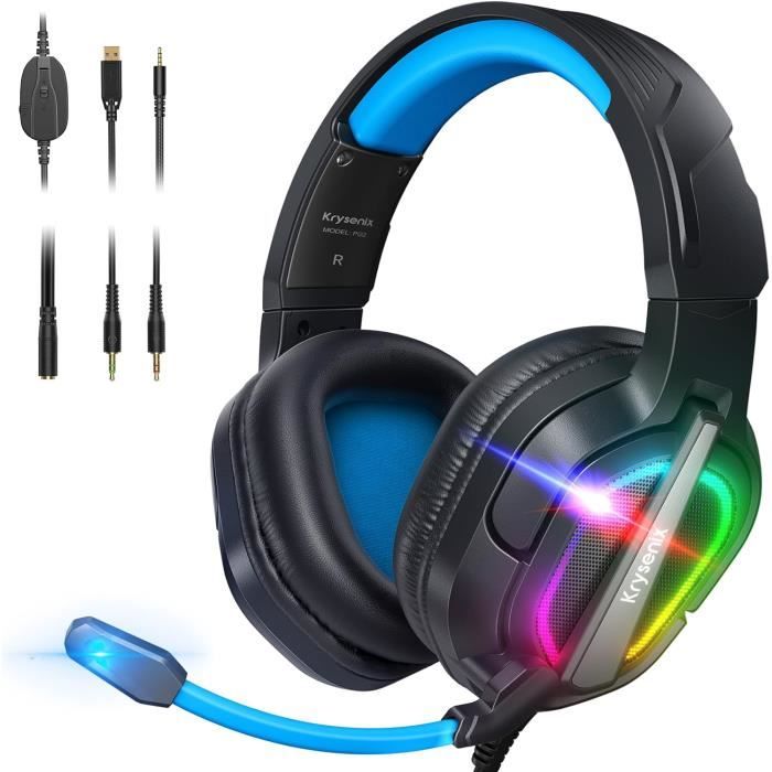 Pg2 Gaming Headset Pour Ps4-Ps5-Pc-Xbox One, Conception Ergonomique ...