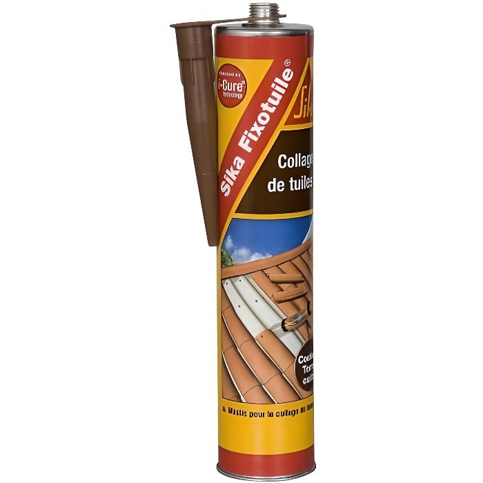 mastic colle souple sika sika fixotuile terre cuite 300ml cdiscount bricolage