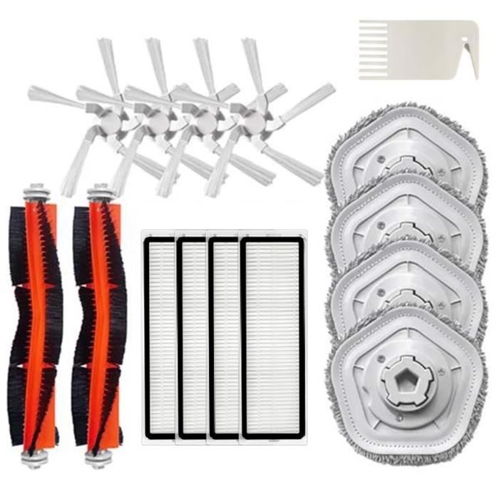 Kit Accessori Ricambio Per Aspirapolvere Robot Dreame W10 / W10 Pro - Spazzole, Filtri E Panni