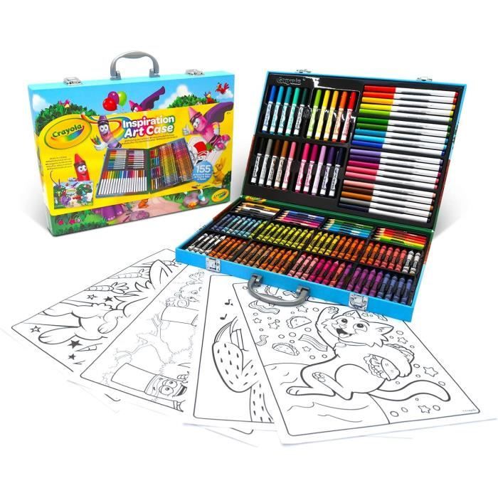 Malette dessin Enfant 104 pièces kit dessin Enfant Sets de dessin Mallette  Coloriage Marqueur Crayon Aquarelle Cadeaux Enfants - Cdiscount Beaux-Arts  et Loisirs créatifs