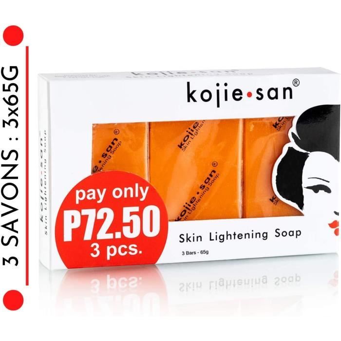 Kojie San Savons Éclaircissant De , Authentique Et Original Soap À L
