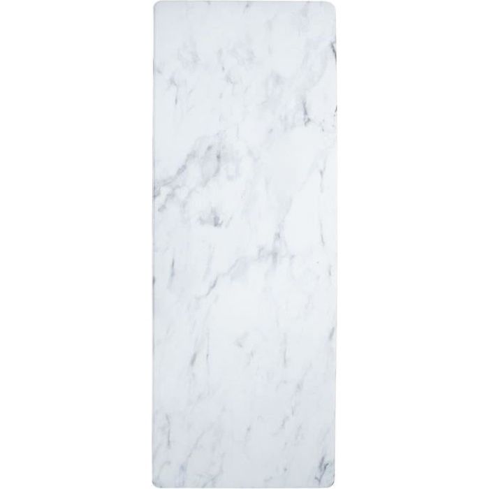 Tapis de cuisine Marble - 45 x 120 cm - blanc