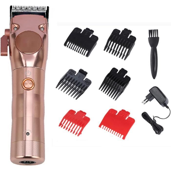 Tondeuse à Cheveux Et Barbe Électrique - 4 Têtes De Coupe - 0.3 à 1.2 Mm - Noir