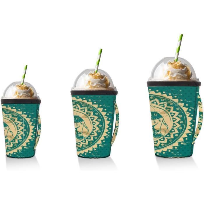 Lot De 4 Manchon Isolant Néoprène Tie-Dye Pour Pintes Ninja Creami – Housse Réutilisable Anti-Gelée Pour Crème Glacée