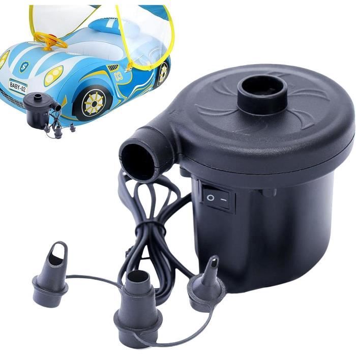 Pompe à air électrique pour produits gonflables, 3 buses, gonfleur de