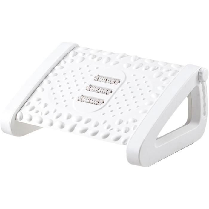 Repose-Pieds Bureau Ergonomique 6 Hauteurs Réglables Avec Fonction Massage - Antidérapant Pour Meilleure Circulation Repose Pieds Ergonomique